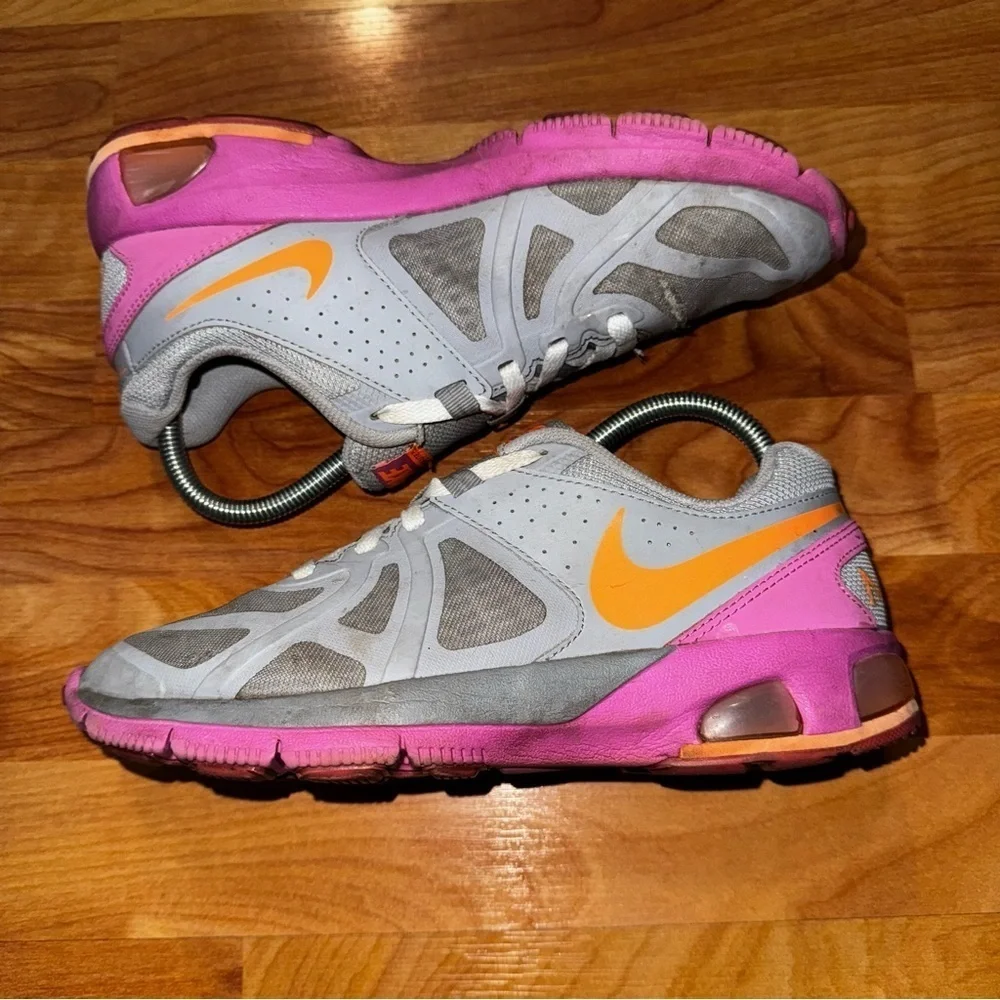 Nike Air Max Sneakers Women 8.5 Run Lite 5 Running Shoes Gray Trainer 631664-003